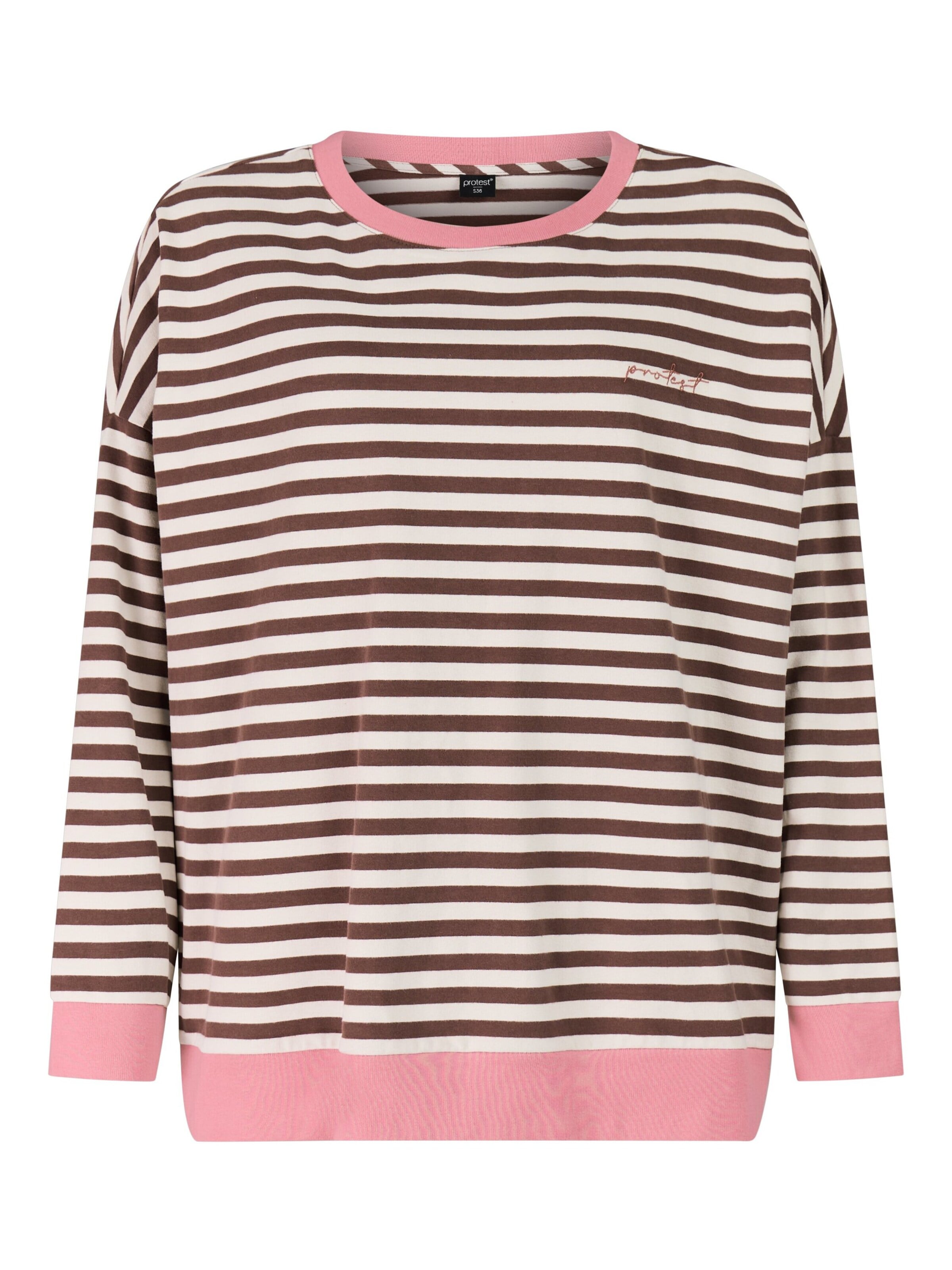 PROTEST Sweatshirt 'PRTYven' in Brown: front
