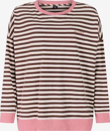 PROTEST Sweatshirt 'PRTYven' in Brown: front