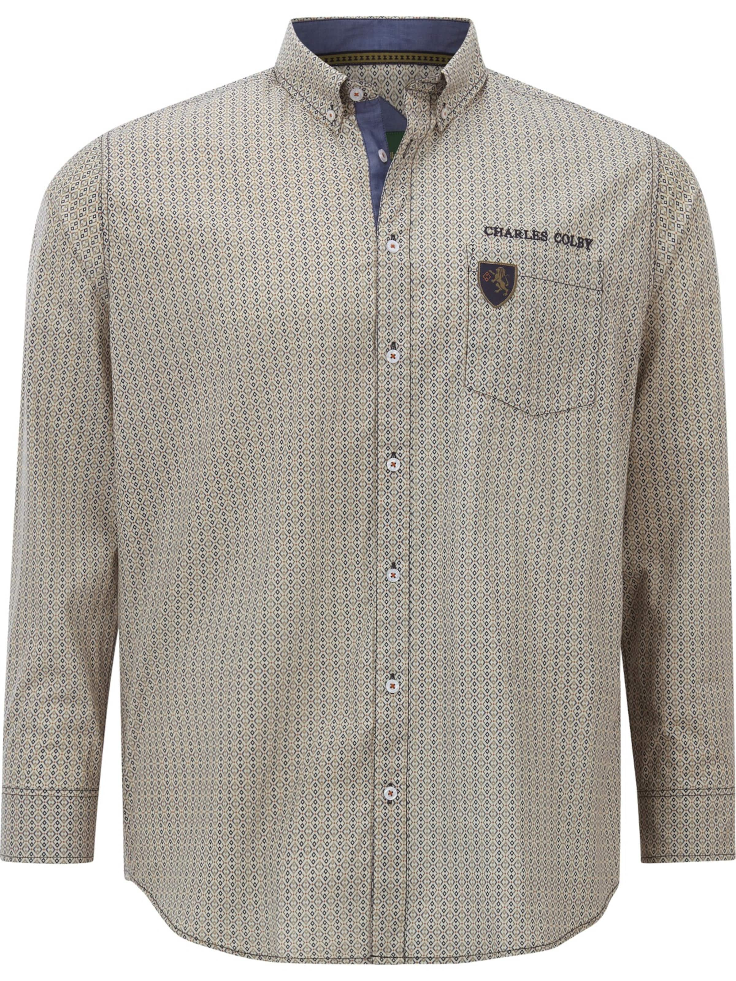 Charles Colby Comfort Fit Hemd 'Duke Quillon' in Weiß: Vorderseite