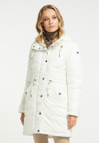 DreiMaster Klassik Winter parka in White: front