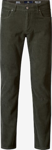 Pantalon Petrol Industries en vert : devant