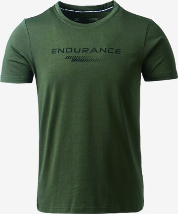 ENDURANCE Performance Shirt 'Ostuno Jr.' in Green: front