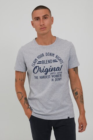 T-Shirt 'MIKE' BLEND en gris : devant