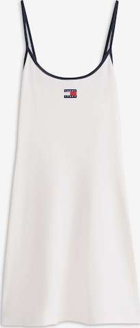 Tommy Jeans - Vestido de verano en blanco: frente