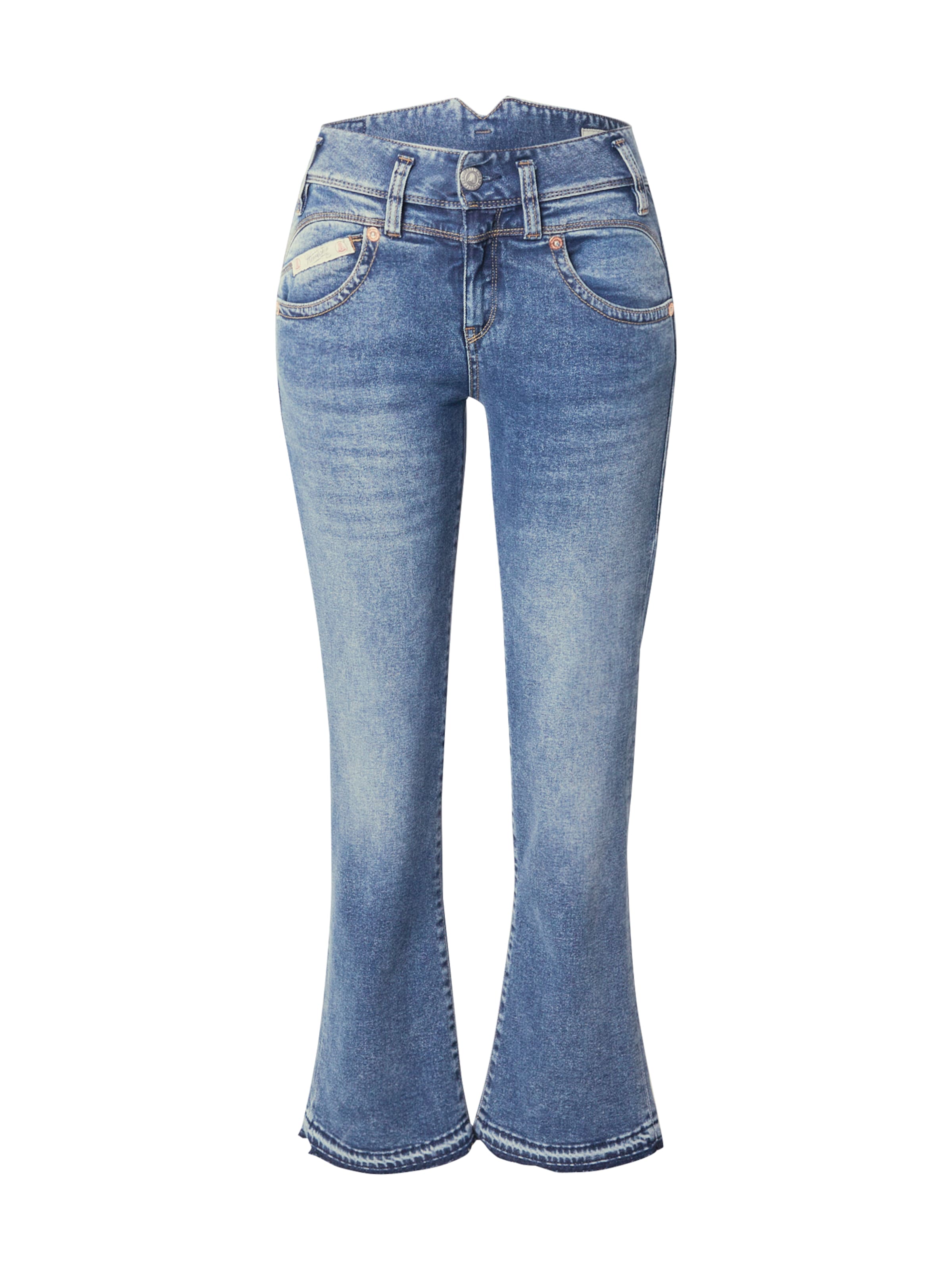 Herrlicher Bootcut Džínsy - Modrá: predná strana