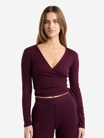 ETAM Slaapshirt 'Liham' in Lila: voorkant