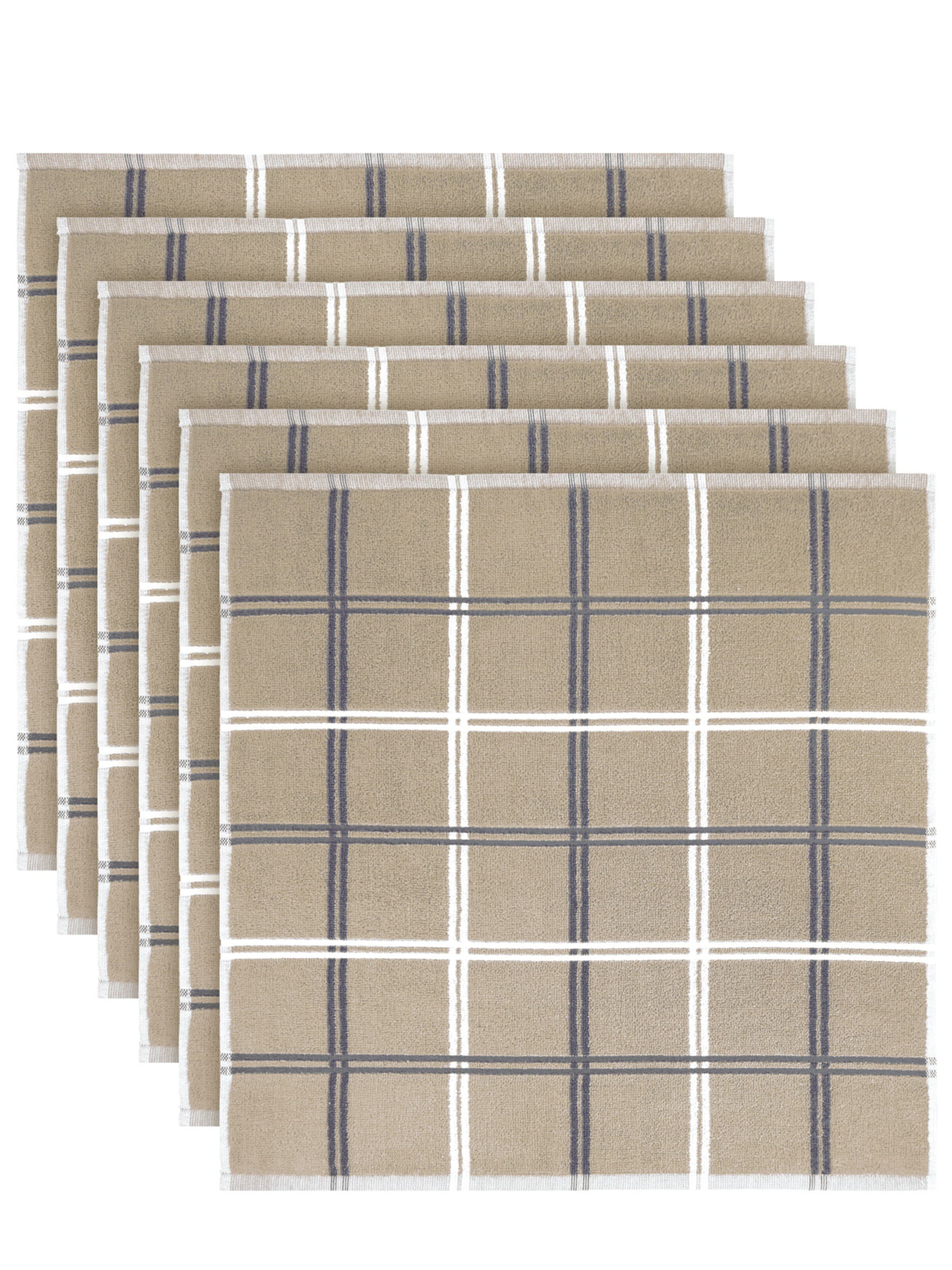 Lashuma Towel 'Lyon' in Beige: front