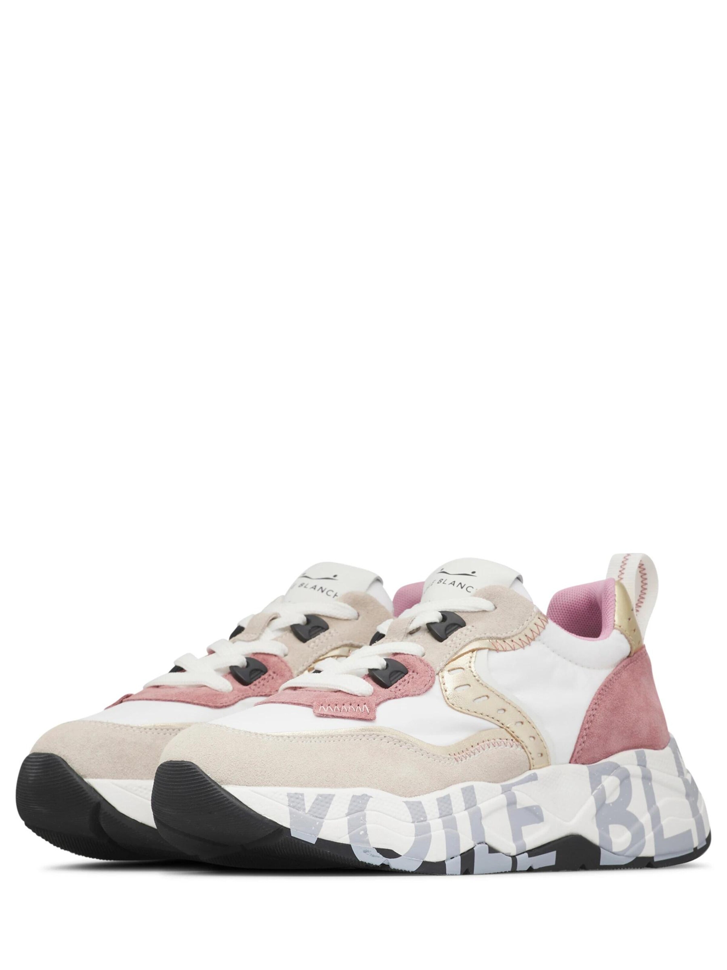 Voile blanche Lace-up shoe 'CLUB105.' in Pink