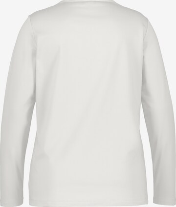 Ulla Popken Shirt in Wit: voorkant