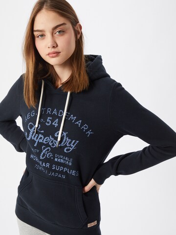 Superdry Sweatshirt in Blau: predná strana