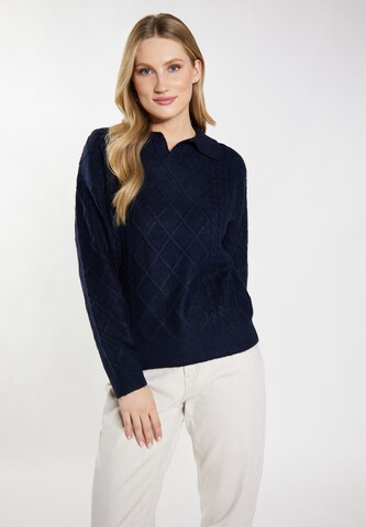 DreiMaster Vintage Pullover 'Incus' in Blau: predná strana