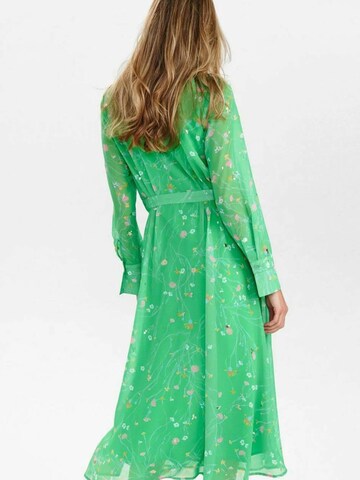 Robe-chemise 'Kyndall' NÜMPH en vert