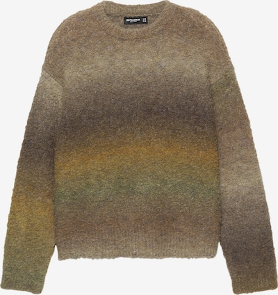 Pull&Bear Neulepaita värissä ruskea / vaaleanruskea / khaki / oliivi, Tuotenäkymä