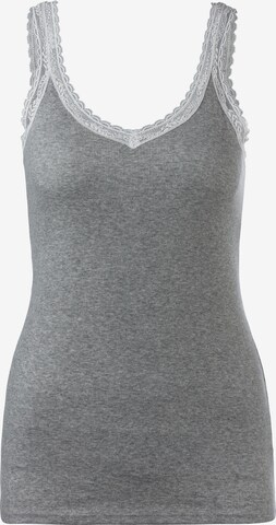 s.Oliver - Camiseta para dormir en gris: frente