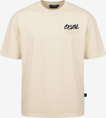 Crystal Paris Shirt 'Shine' in Beige: Vorderseite