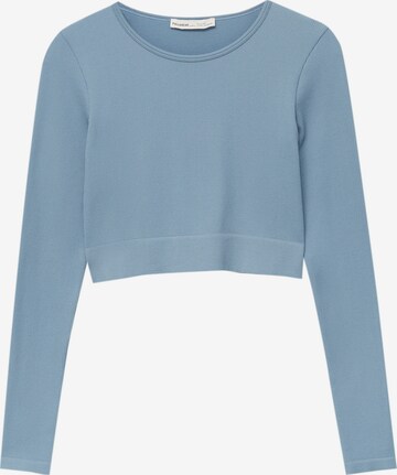 Pull&Bear Shirt in Blue: front