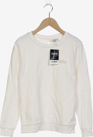 Lacoste LIVE Sweatshirt & Zip-Up Hoodie in S in White: front