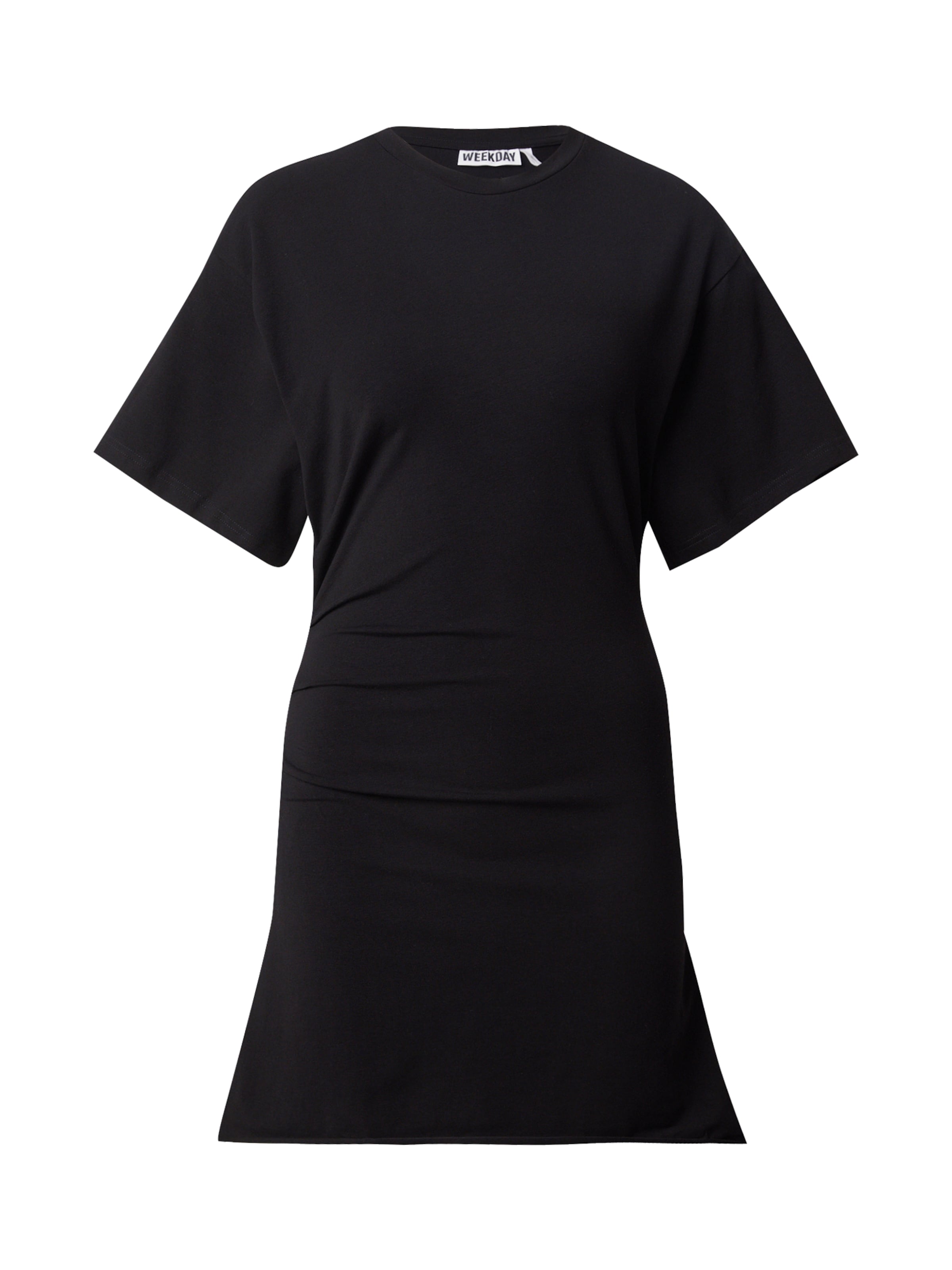 Robe 'Kelly' WEEKDAY en noir : devant