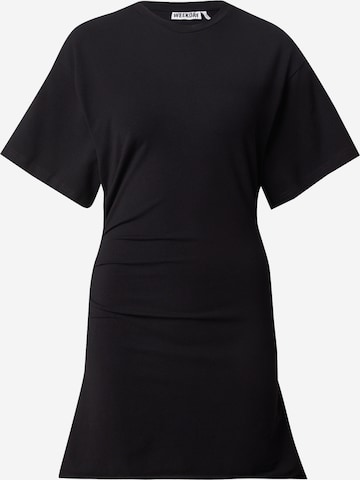WEEKDAYHaljina 'Kelly' - crna boja: prednji dio