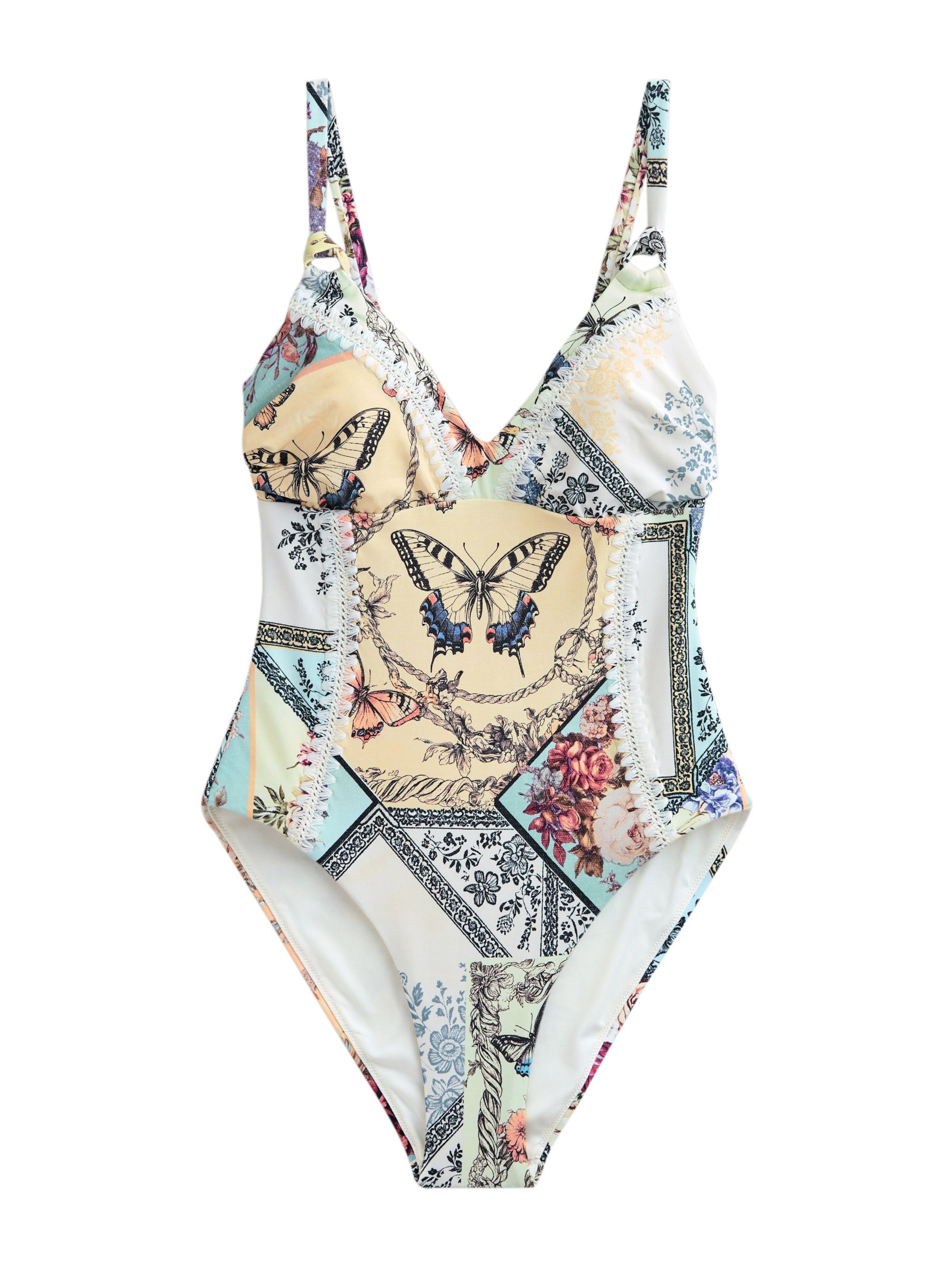 Next - Bustier Traje de baño en blanco: frente