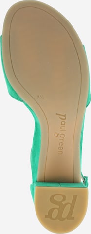 Paul Green - Sandalias con hebilla en verde