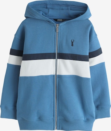 Next Zip-Up Hoodie in Blue: front