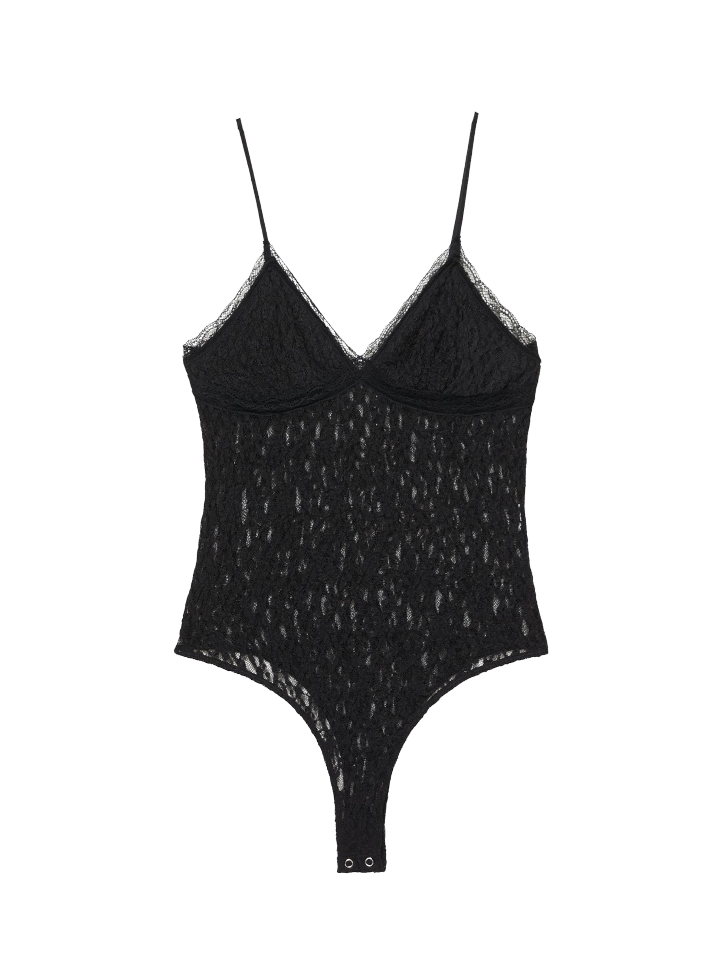 fekete Pull&Bear Rövid body - XS, Termék nézet