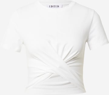 T-shirt 'Marissa' EDITED en blanc : devant