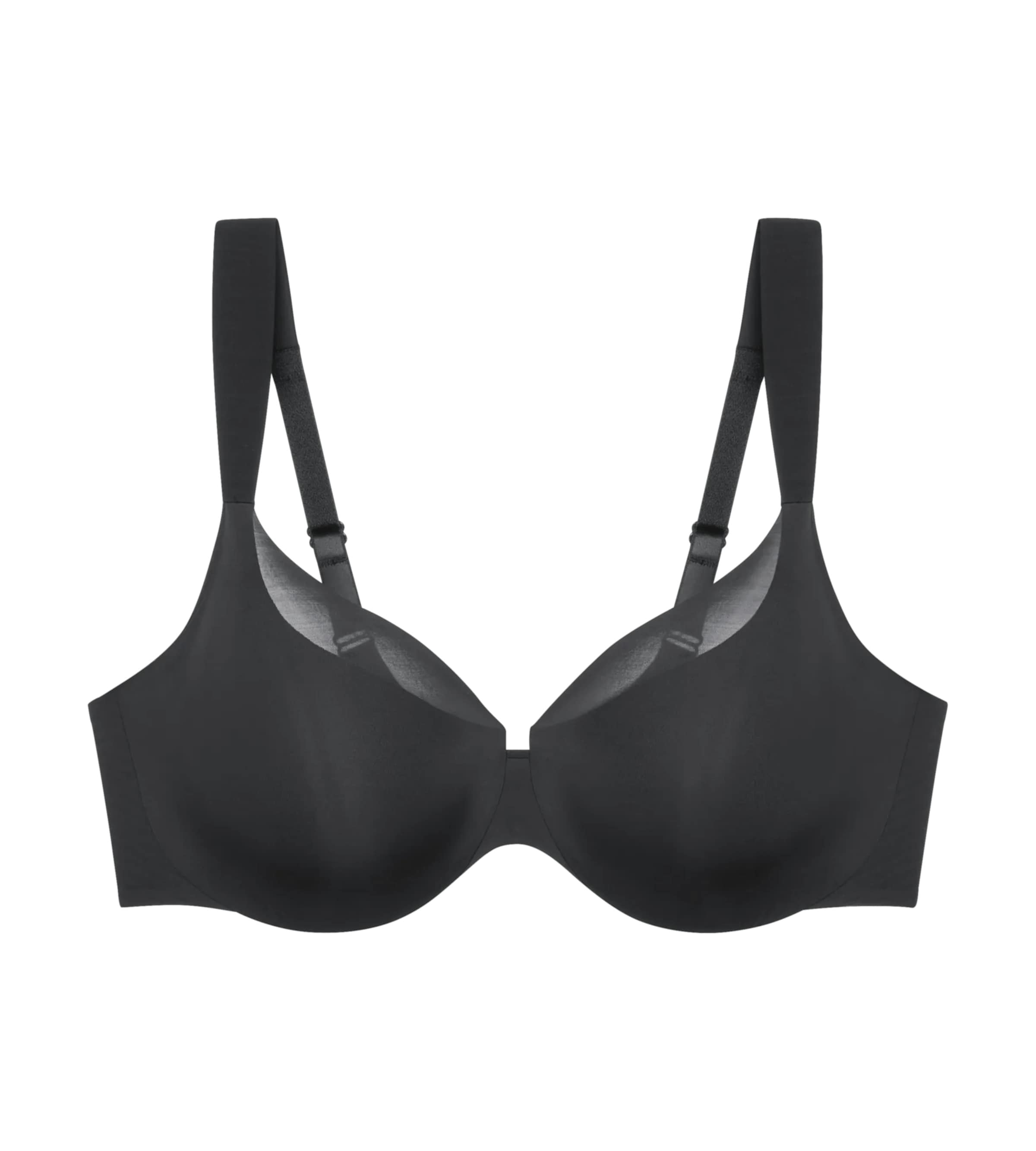 TRIUMPH Triangle Bra 'Illusion' in Black: front