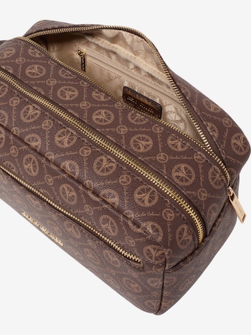 Carlo Colucci Cosmetic Bag in Brown