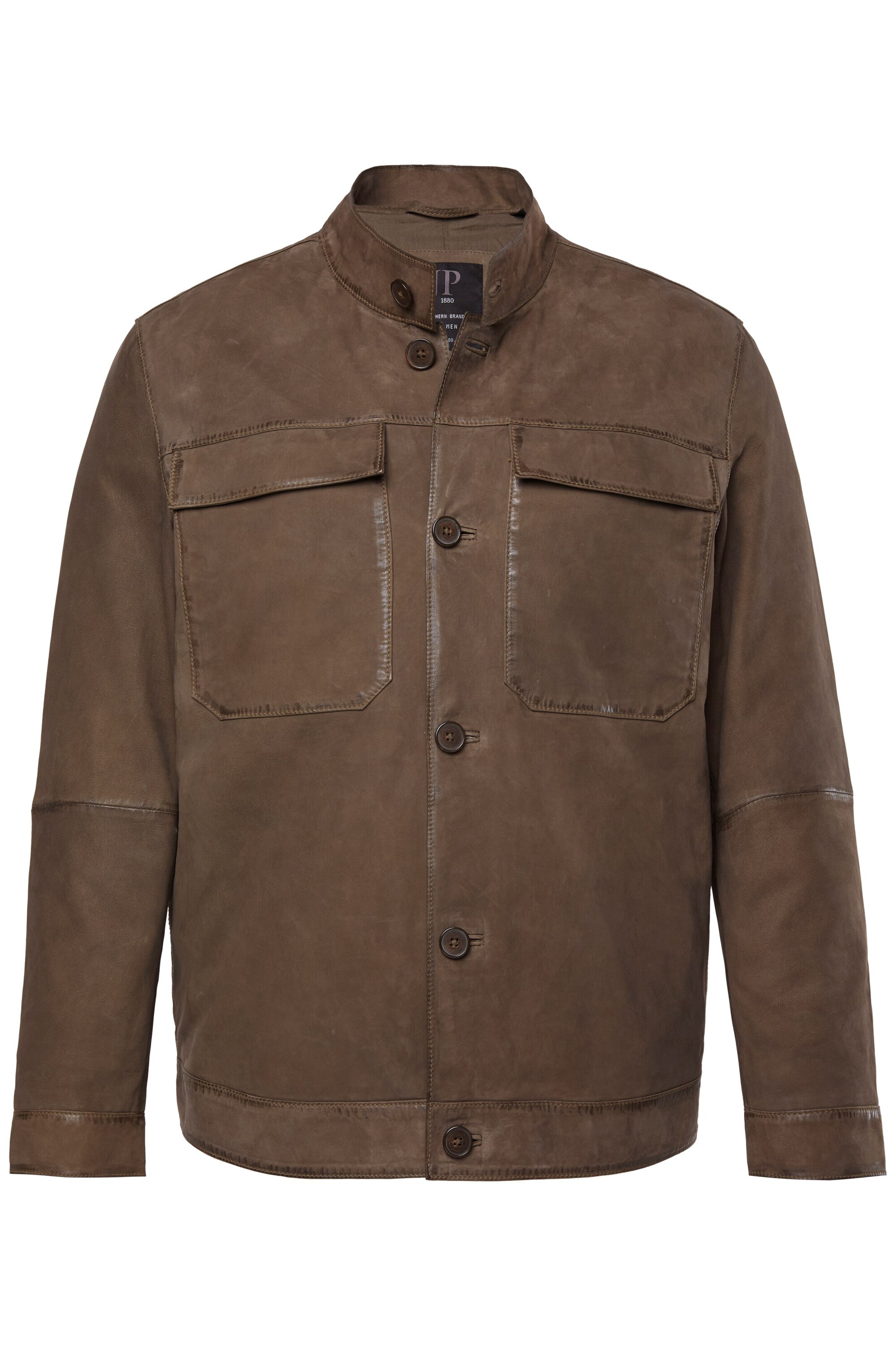 JP1880 Tussenjas in Bruin: voorkant