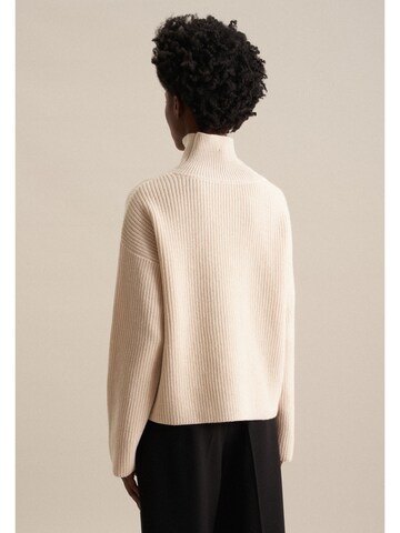 SEIDENSTICKER Pullover 'Schwarze Rose' in Beige