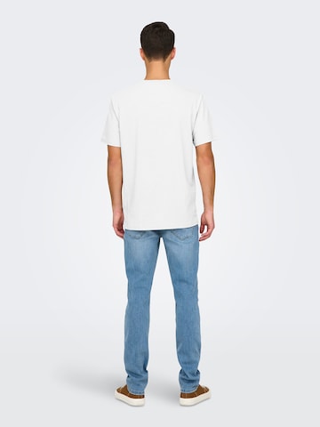 Only & Sons Tričko 'ONSPERRY' - Biela