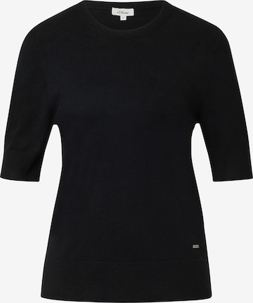 s.Oliver Trui in Zwart: voorkant