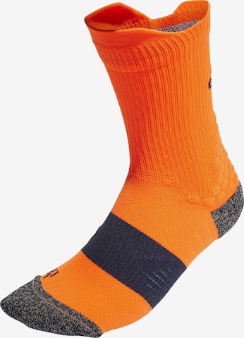ADIDAS PERFORMANCE - Calcetines deportivos 'RUNX' en naranja: frente
