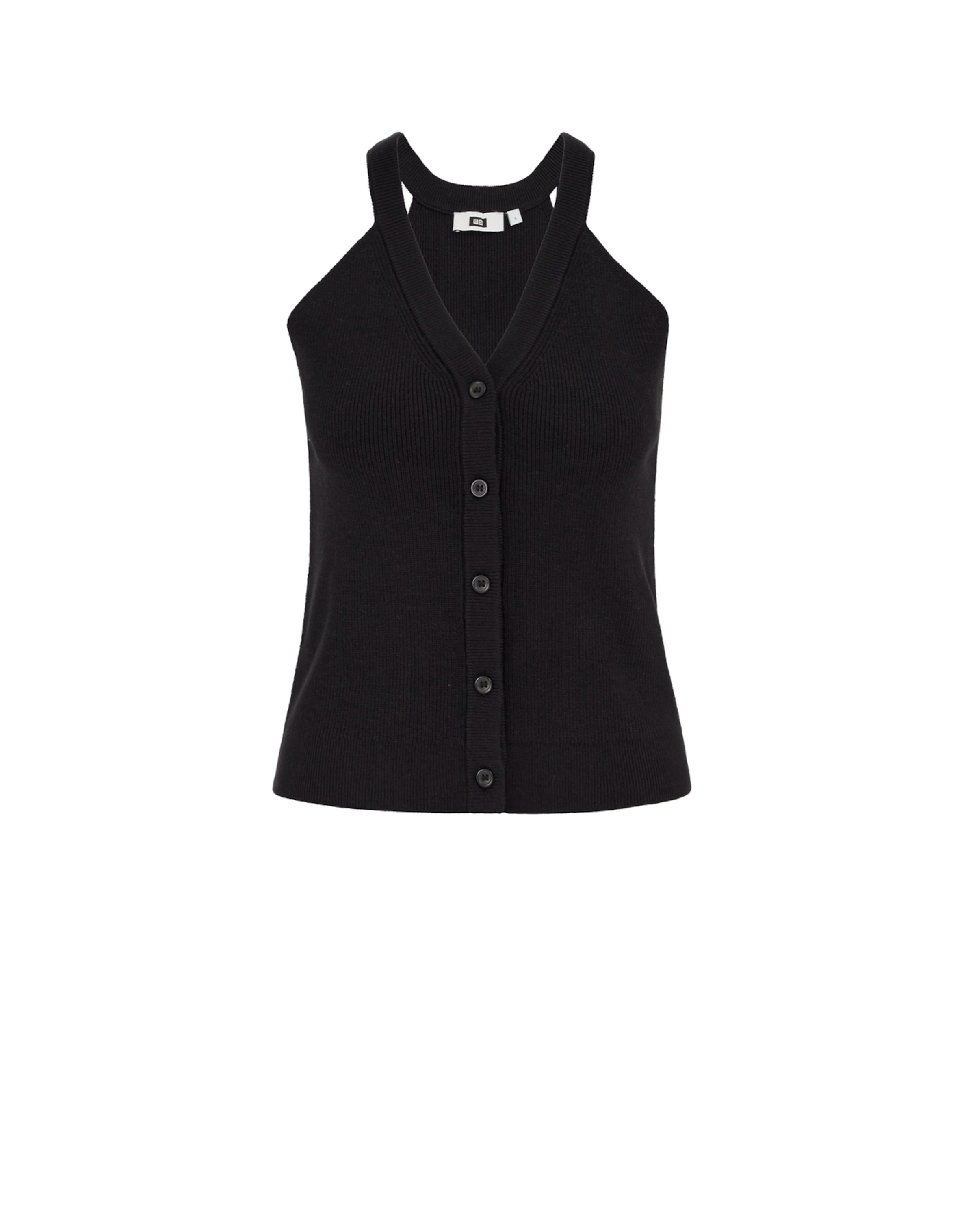 WE Fashion Top in Schwarz: Vorderseite