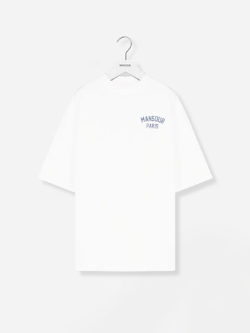 Mansour Bluser & t-shirts 'Arch Print T-shirt' i hvid