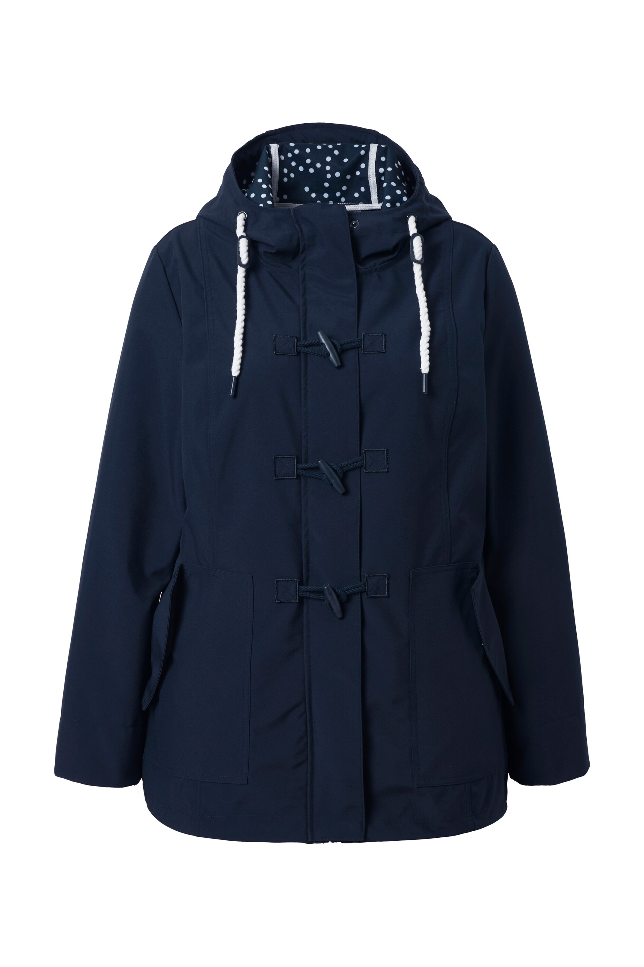 Ulla Popken Funktionsjacke in Blau: Vorderseite