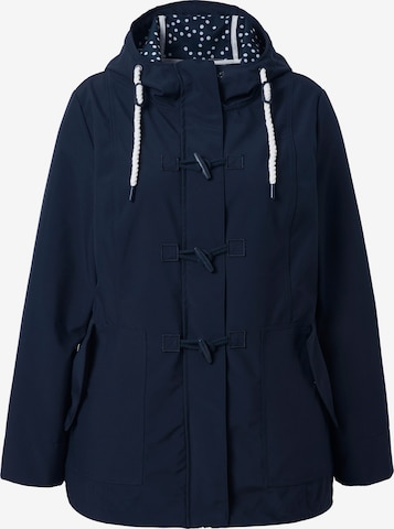 Ulla Popken Functionele jas in Blauw: voorkant