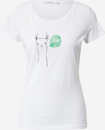 GREENBOMB Shirt in White: front