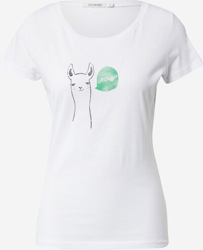 GREENBOMB Shirt in de kleur Lichtgroen / Zwart / Wit, Productweergave