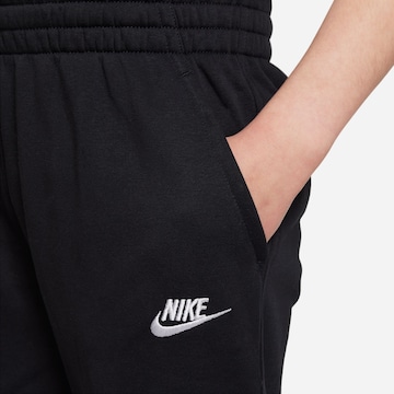 Nike Sportswear Tapered Pants 'Club' in Black