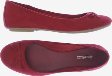 Graceland Flats & Loafers in 37 in Red: front