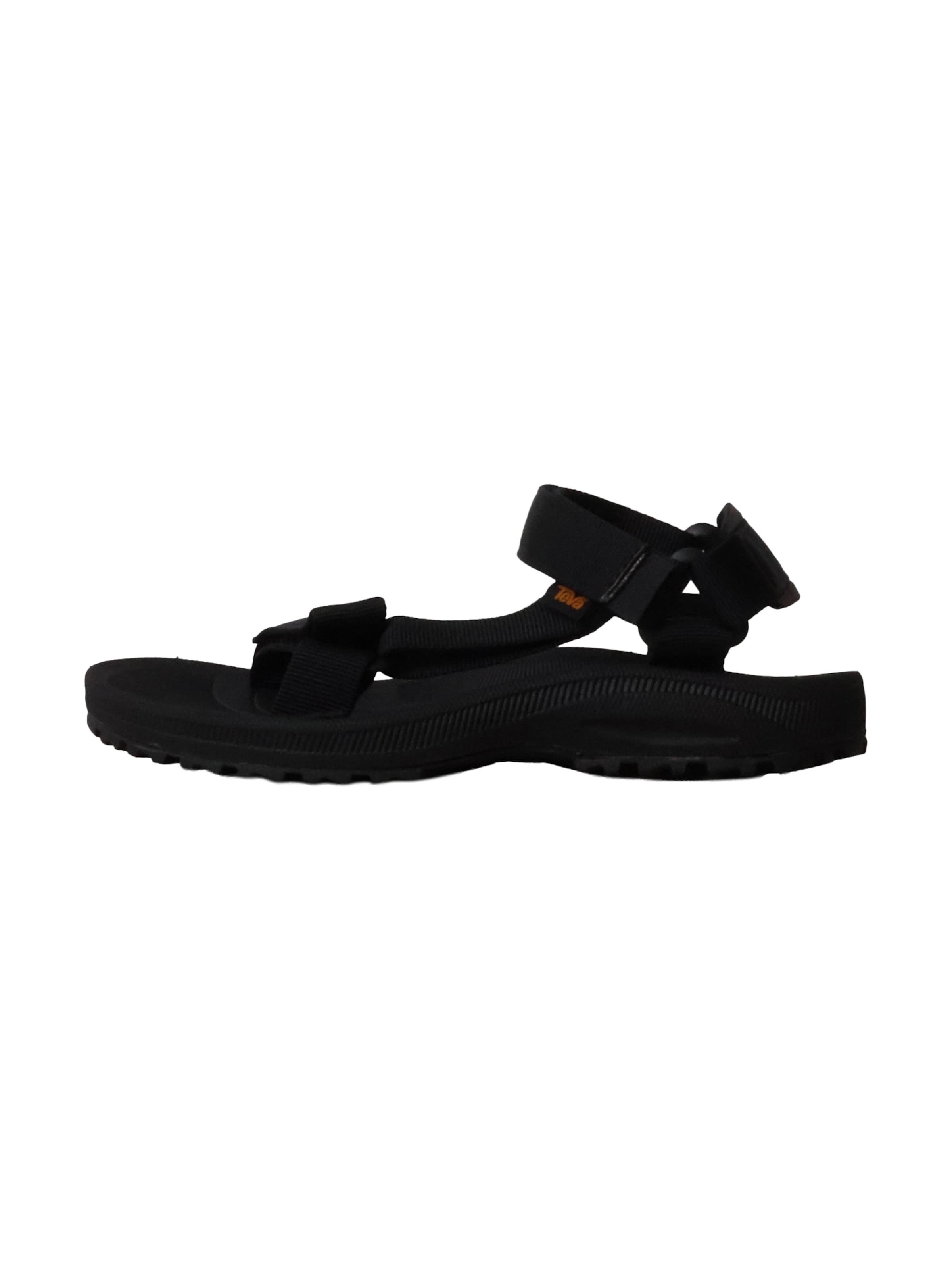 Sandales TEVA en noir : devant