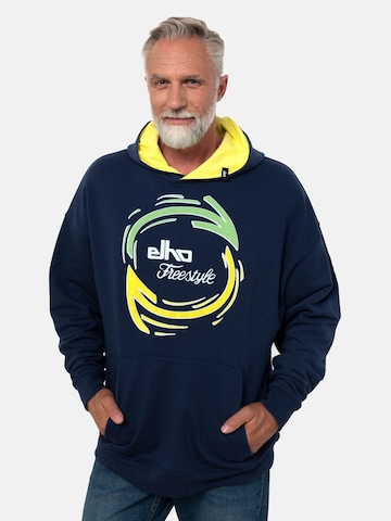 Sweat-shirt 'Luzern 89' elho en bleu : devant