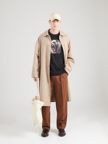 BOSS Футболка 'Dobermann' в Черный