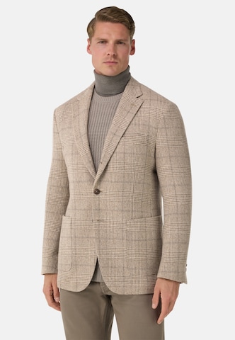 Boggi Milano Regular Fit Sakko in Braun: Vorderseite