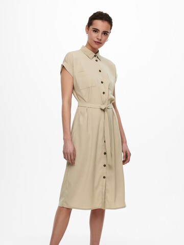 ONLY Blousejurk 'Hannover' in Beige: voorkant