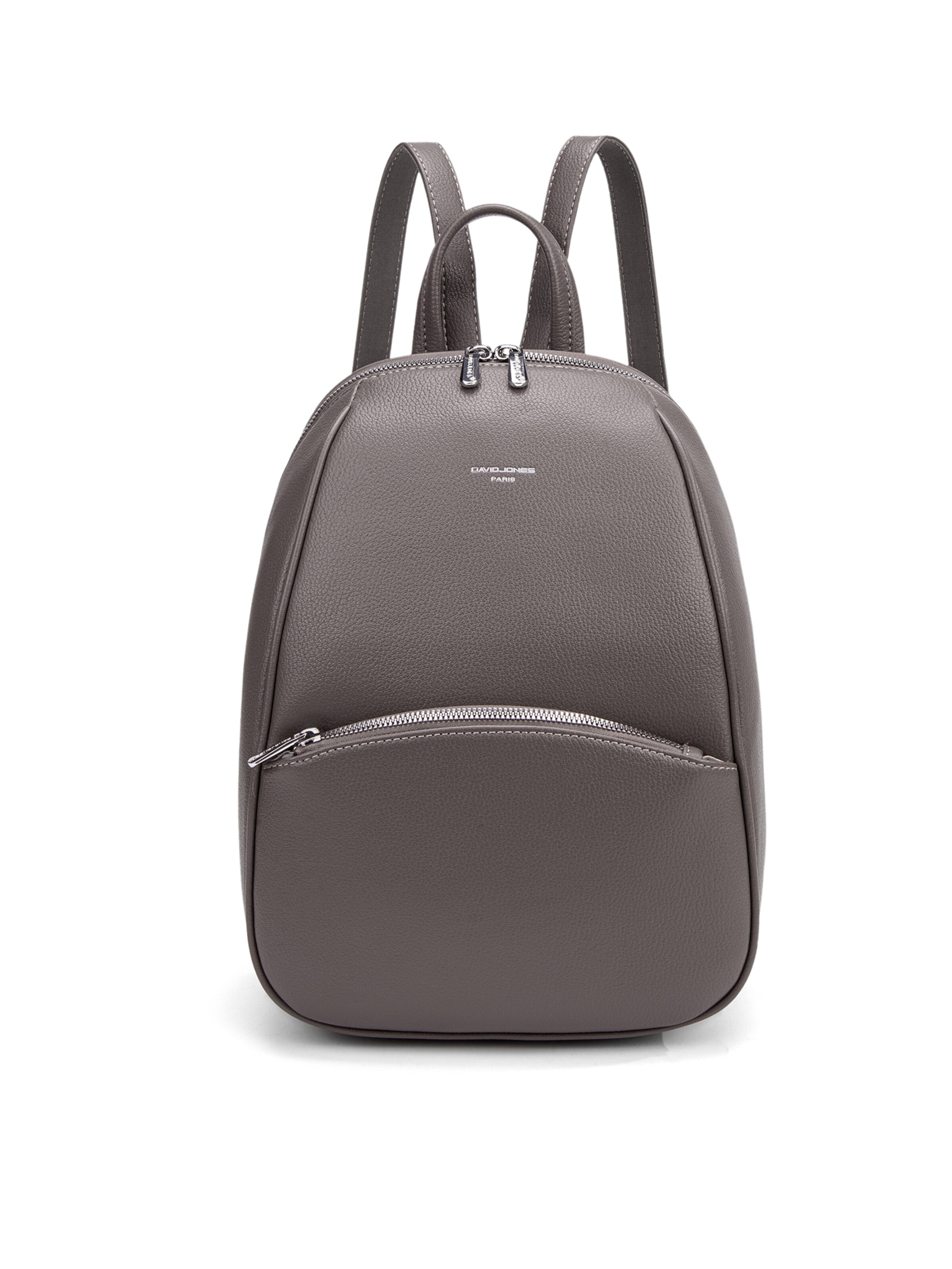 Zaino 'Zaino donna Oriana Nova pelle vegana PU' di David Jones in grigio: frontale