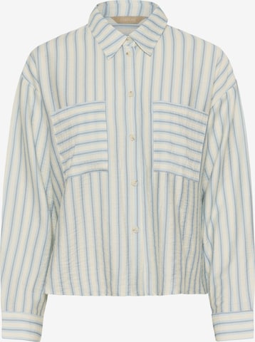 CULTURE Bluse 'CUantomine' i blå: forside